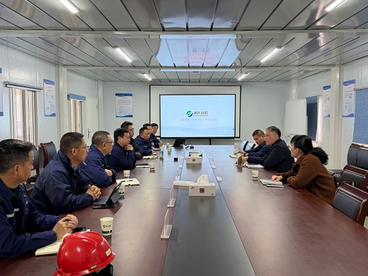 集團公司領導督導徽陽項目建設安全